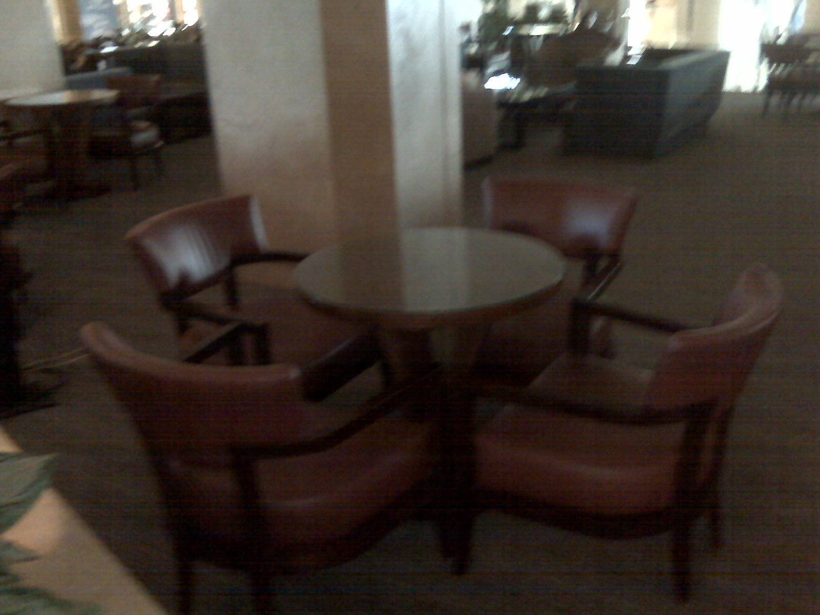 Whitney Houston, The Queen of Pop: The Table Where Whitney Houston Sat With Her Daughter and an Un-named Tall Man Before Heading Up to Her Room at Approximately 2:00PM at Beverly Hills Hotel Where She Was Found Dead in Her Hotel Room, Luxury Suite #434.